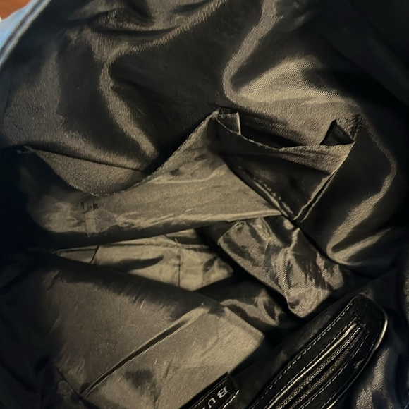 Beautiful black bow feature shoulder bag/purse - Picture 8 of 12